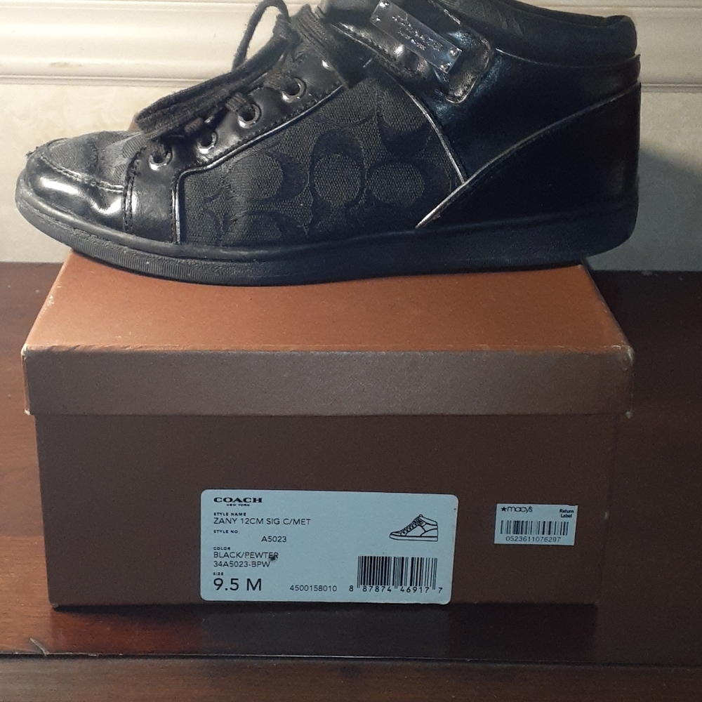 Black Desinger Coach Sneakers